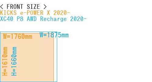 #KICKS e-POWER X 2020- + XC40 P8 AWD Recharge 2020-
